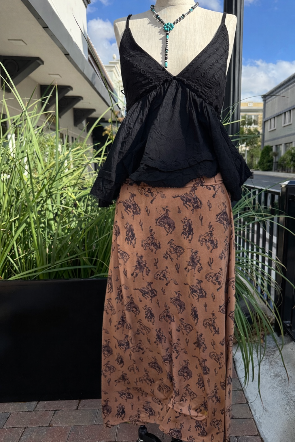 Bronco Run Maxi Skirt