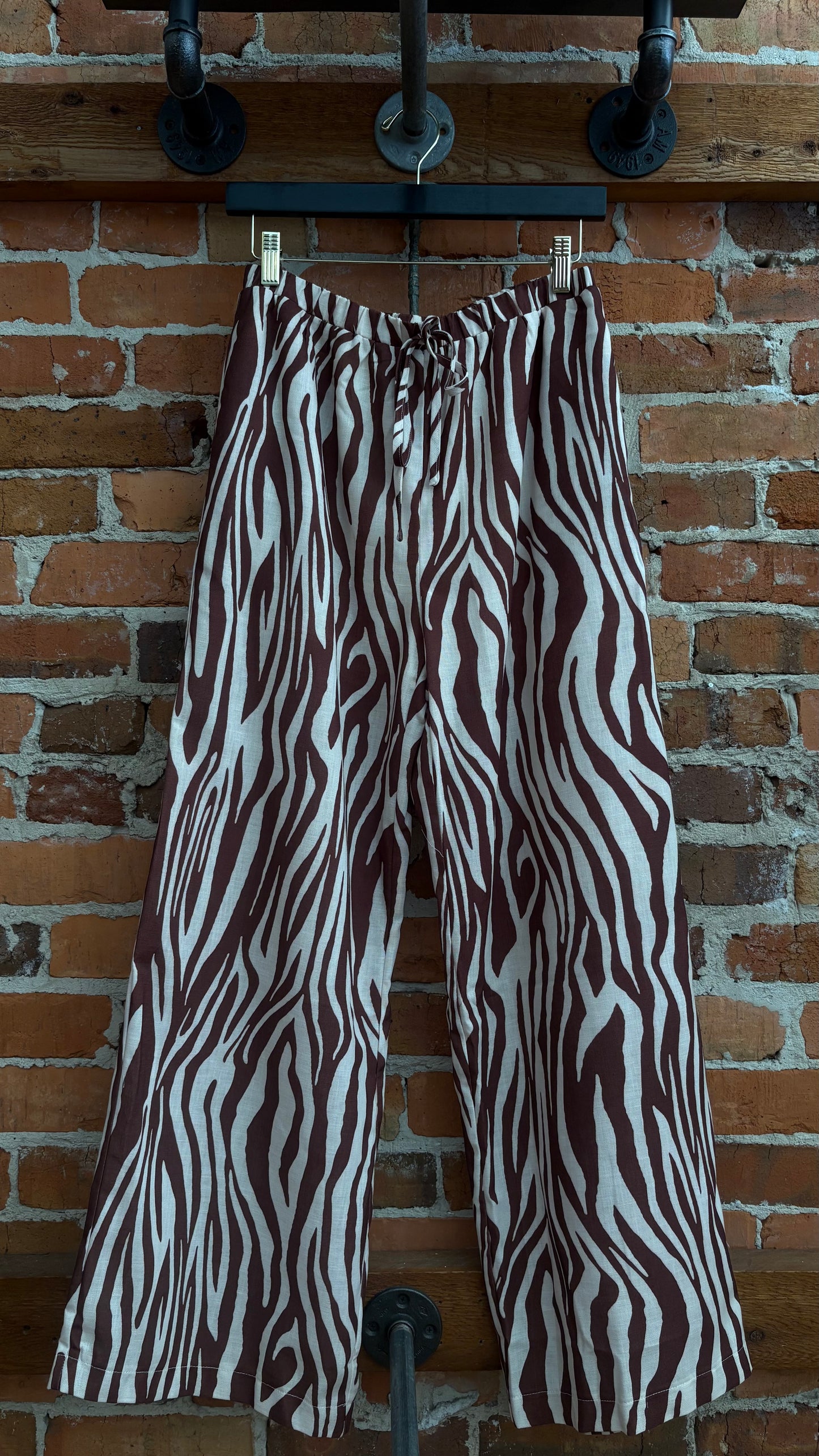 Wild Side – Brown Zebra Pants