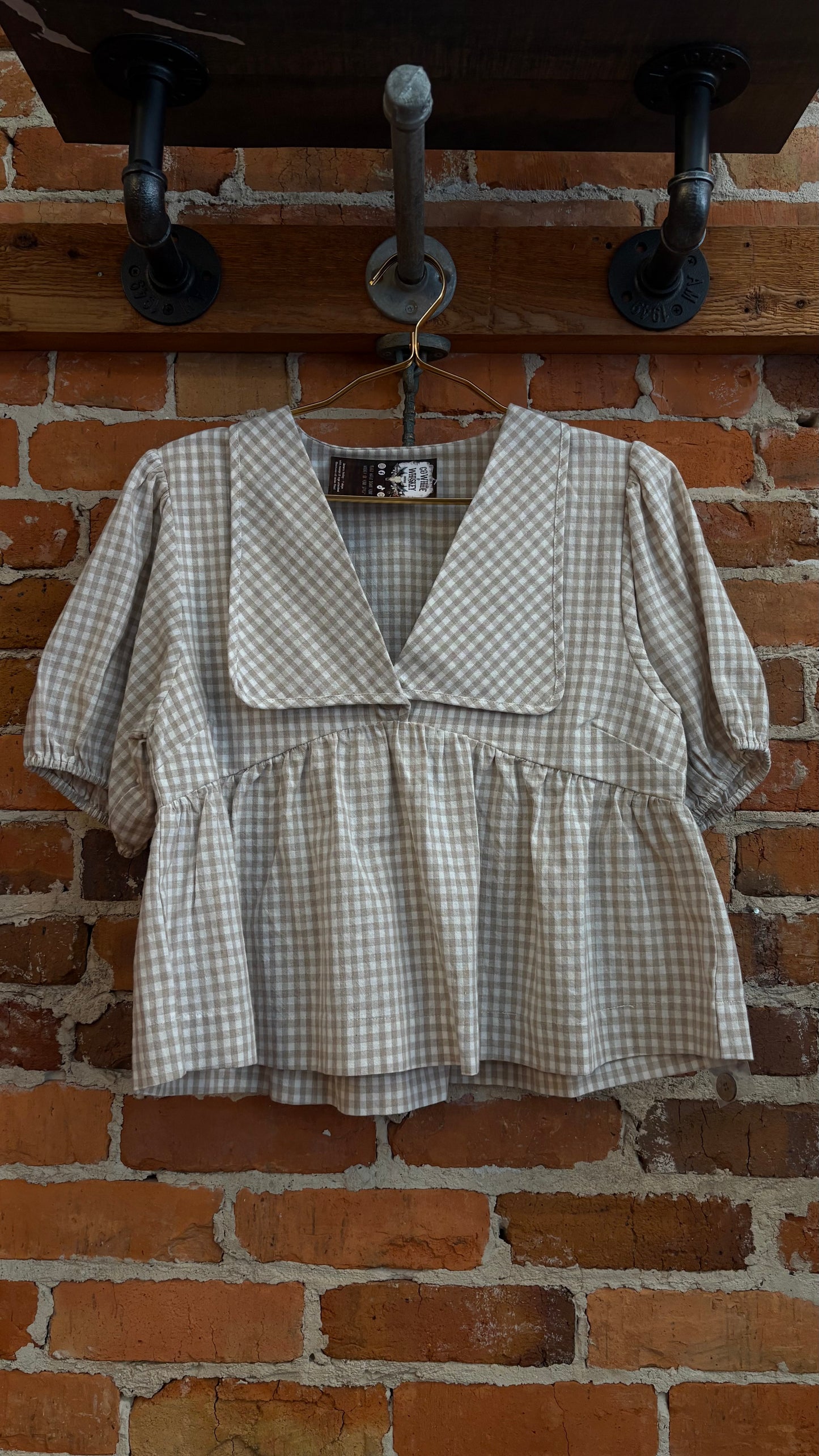Cedar Bluff β Plaid Blouse
