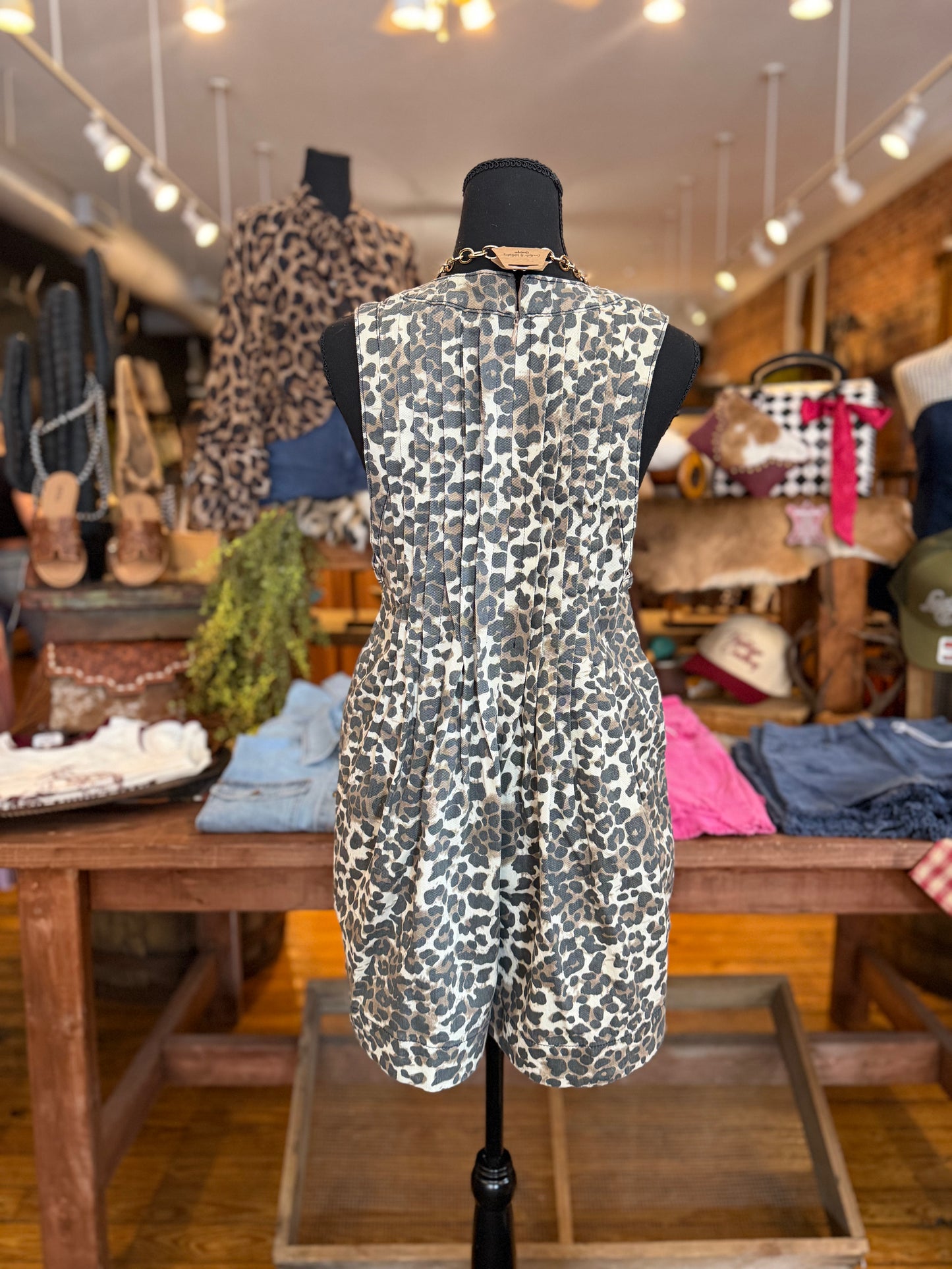 Cactus Lane - Leopard Romper