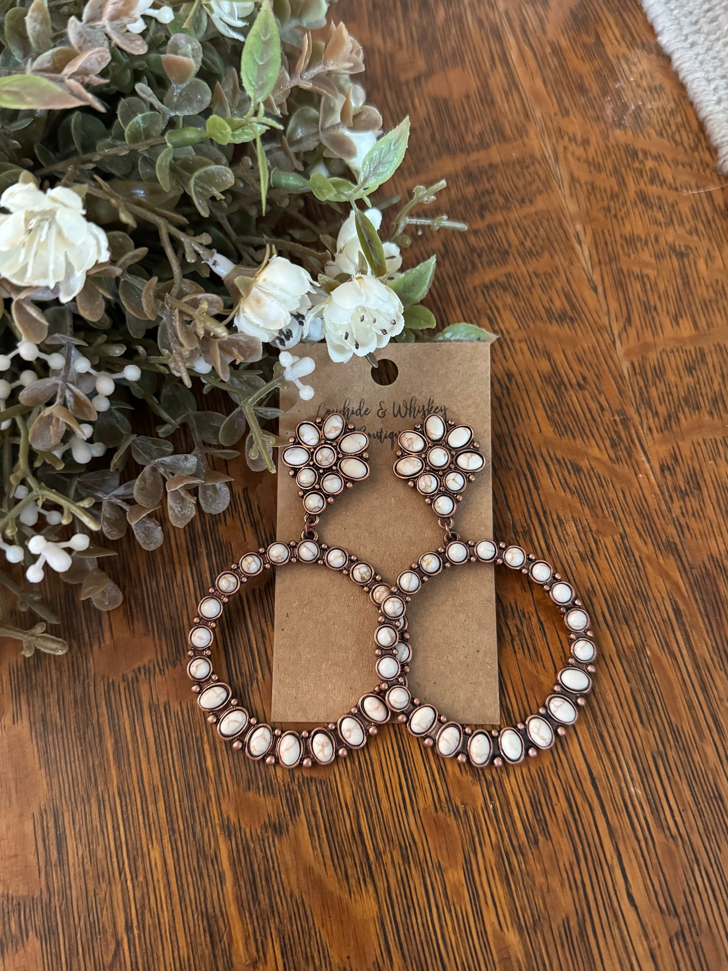 Copper Blossom - Earrings