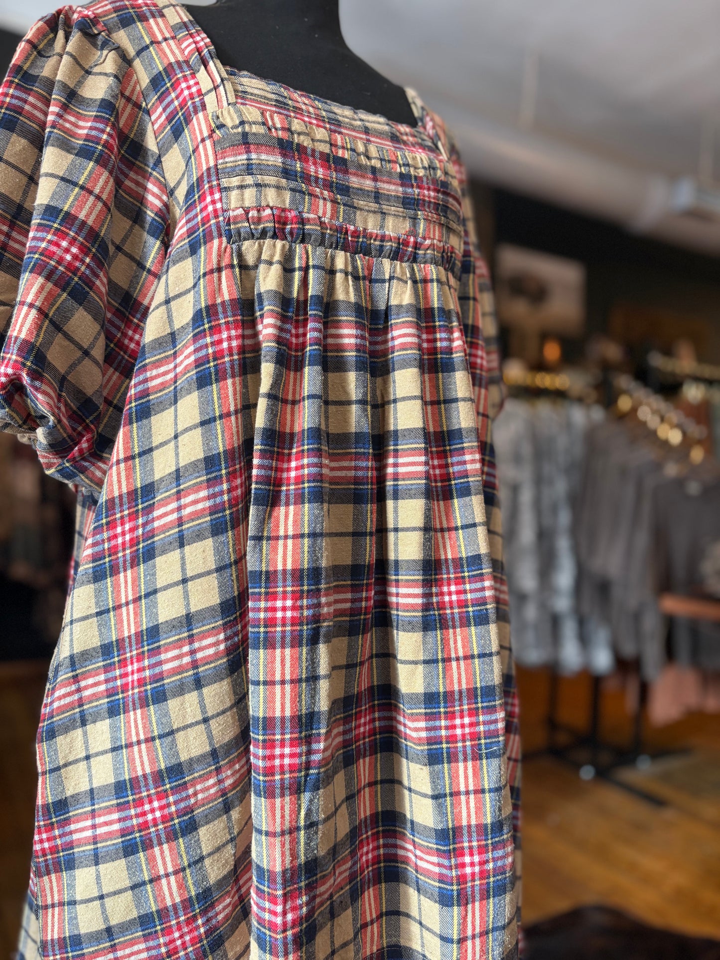 Fall Fling – Plaid Midi Dress