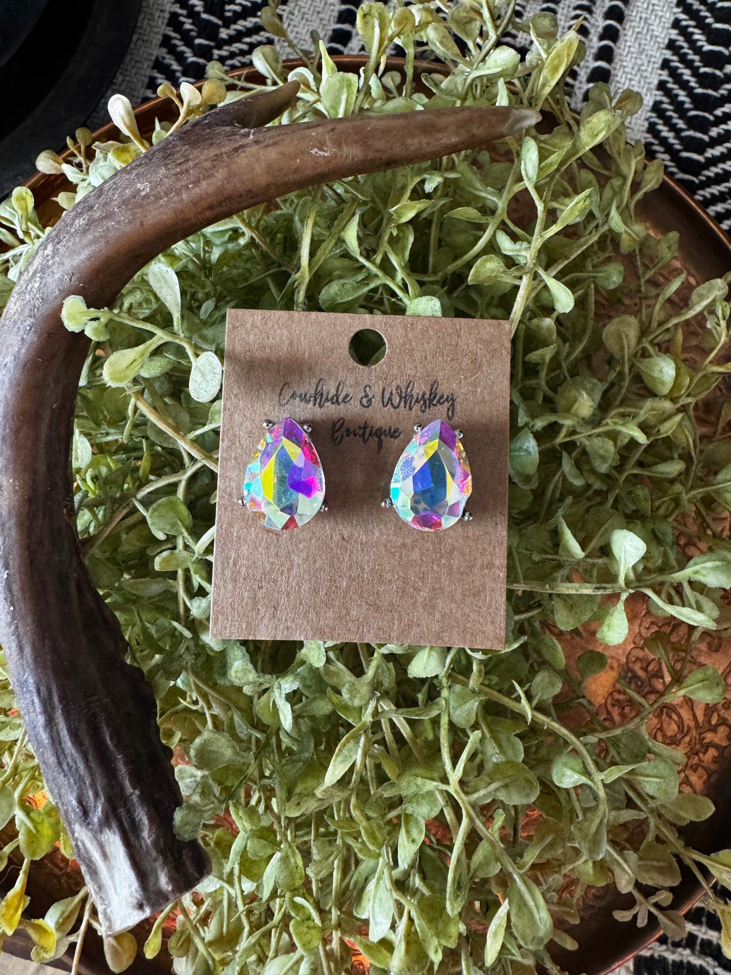 AB Stud Drop - Earrings