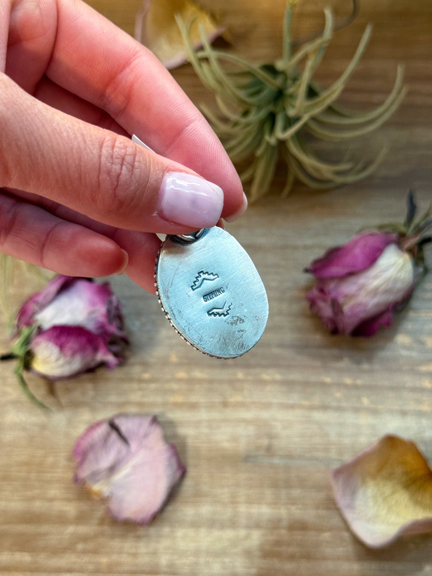 Palomino Sterling Silver Pendant – 2" x 1.25" – 8 mm Bail