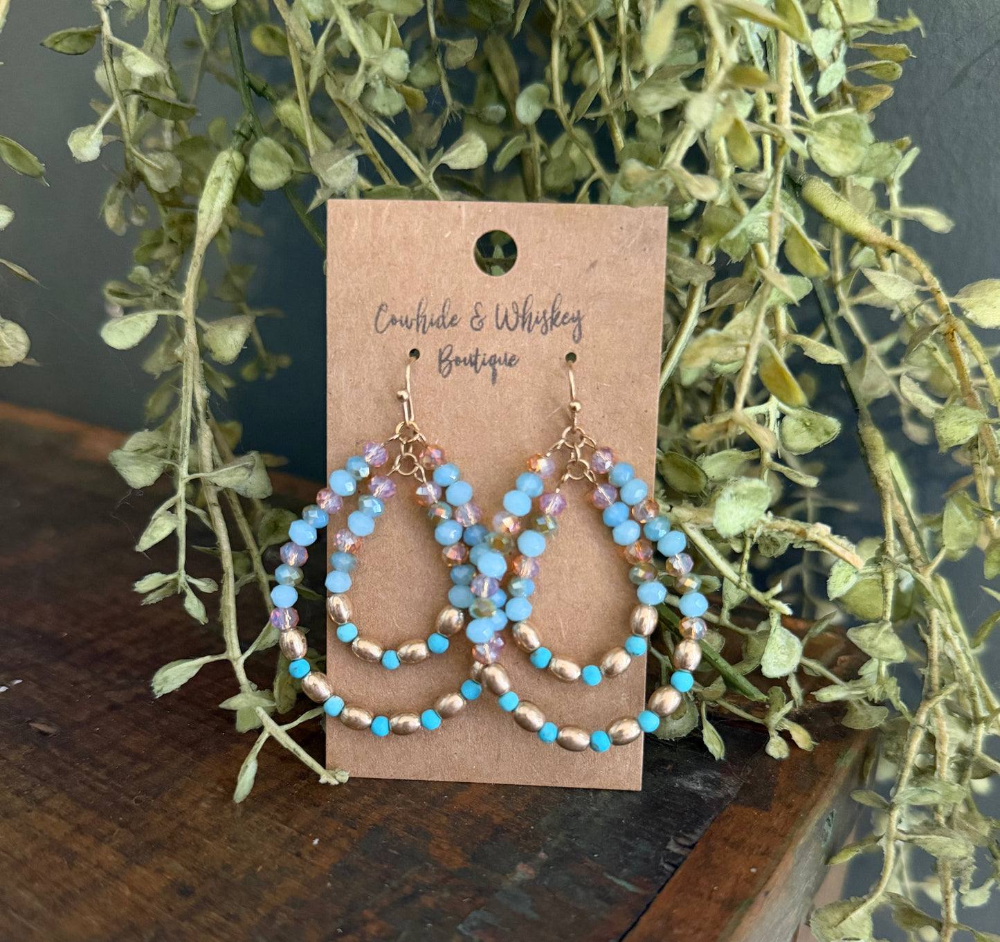 Golden Blues - Earrings