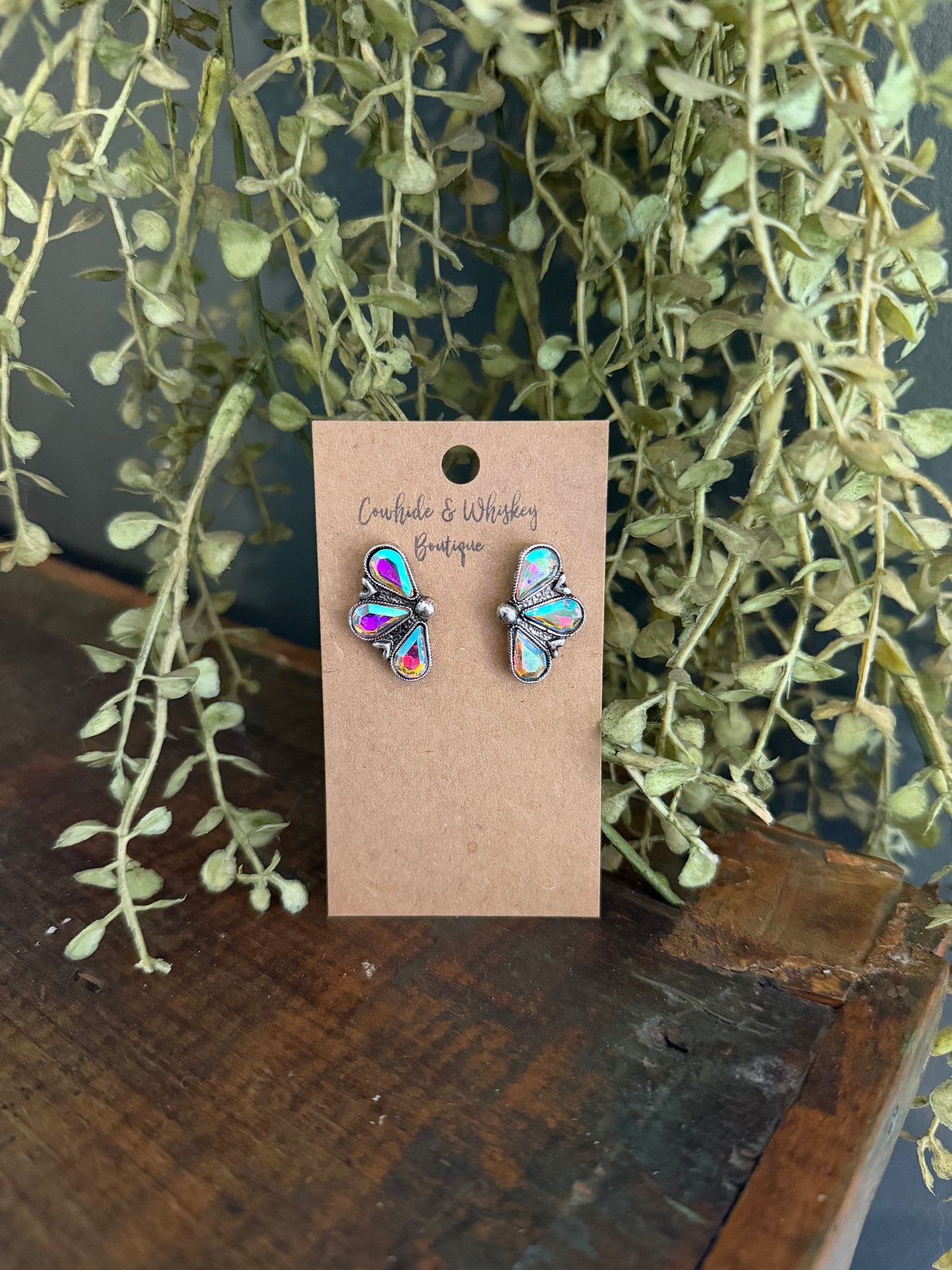 Half Squash - AB Earrings