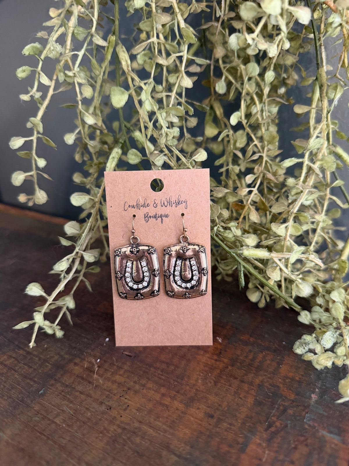 Antique Horseshoe - Earrings