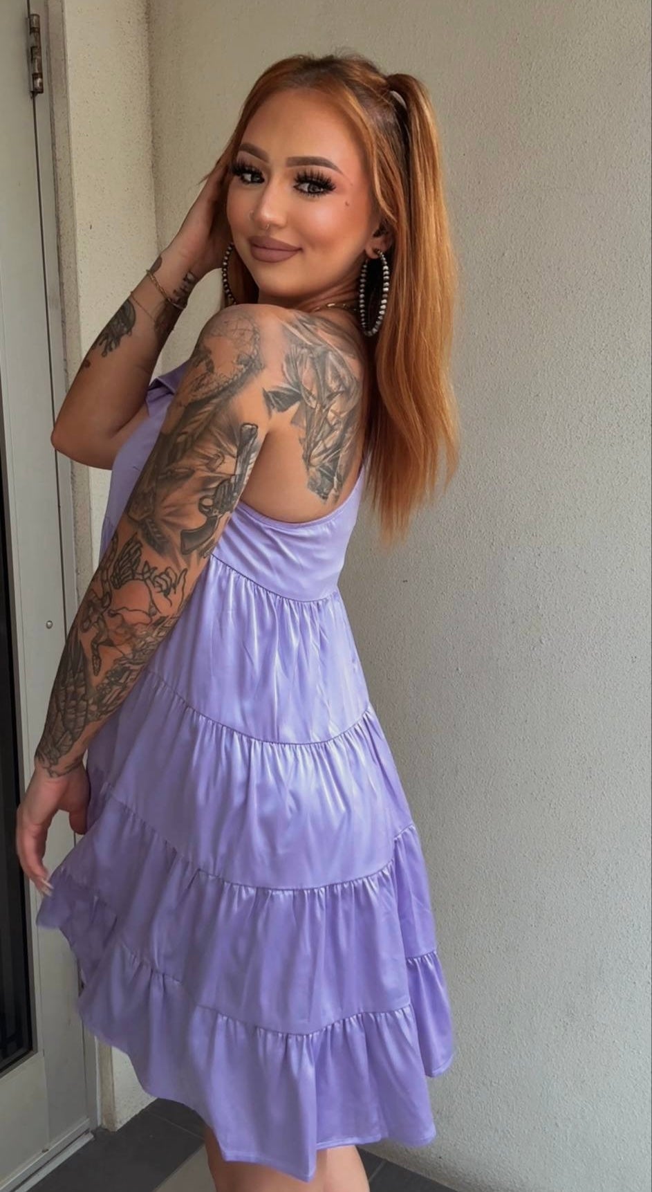 Lavender Lush - Mini Dress