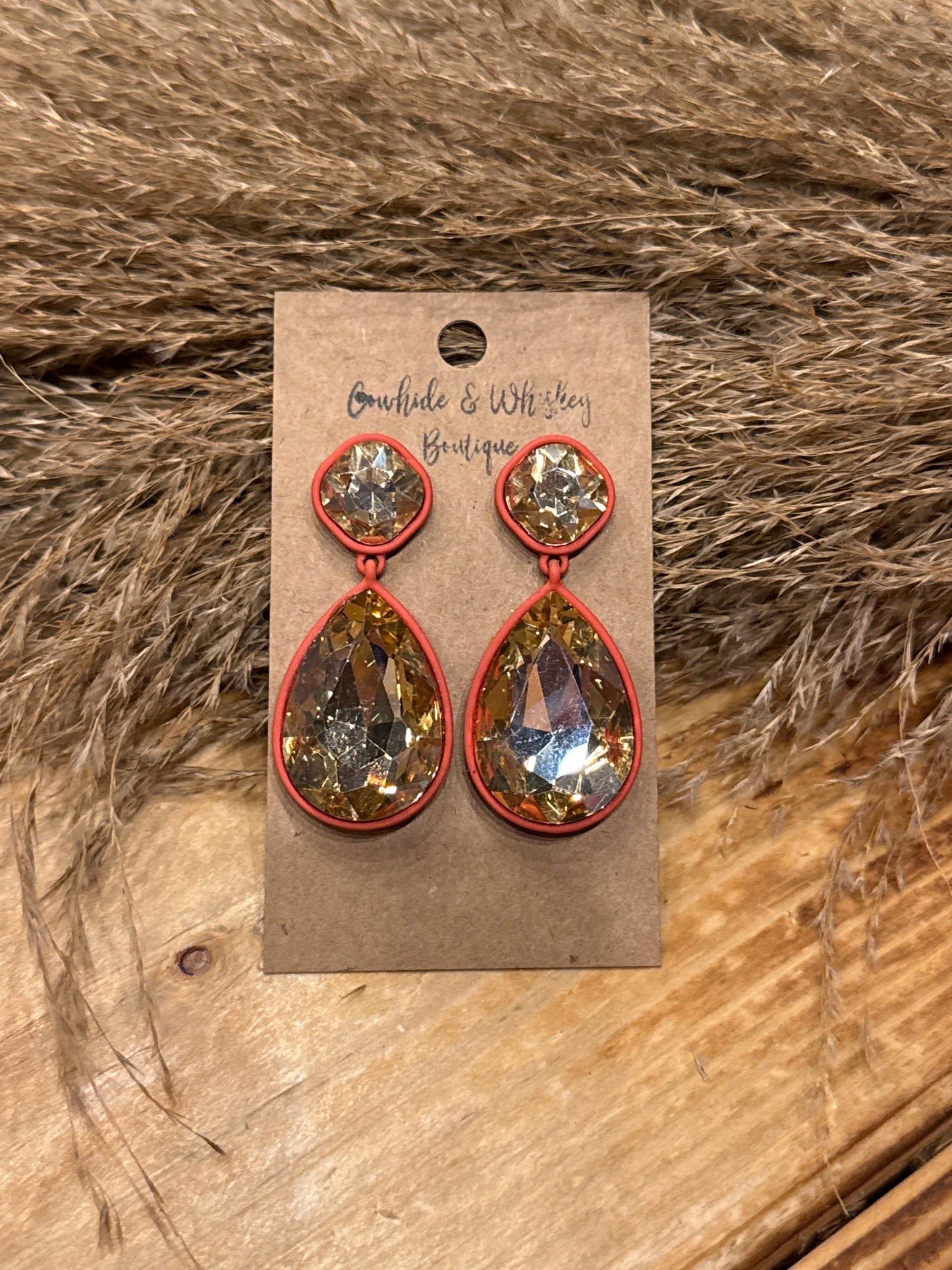 Amber Glow - Earrings