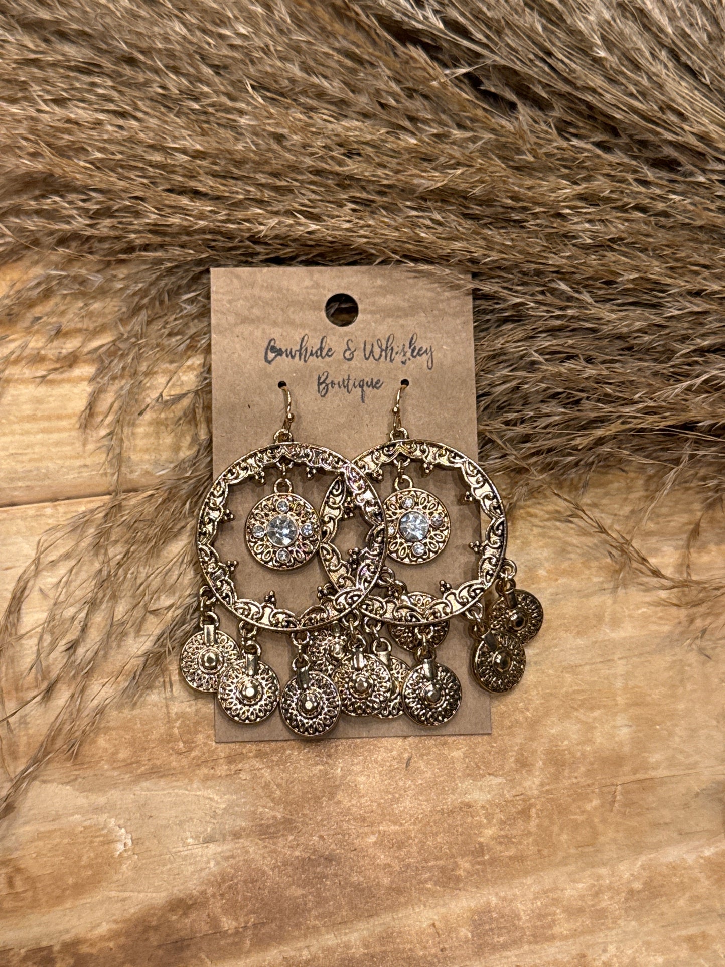 Gold Coins - Earrings