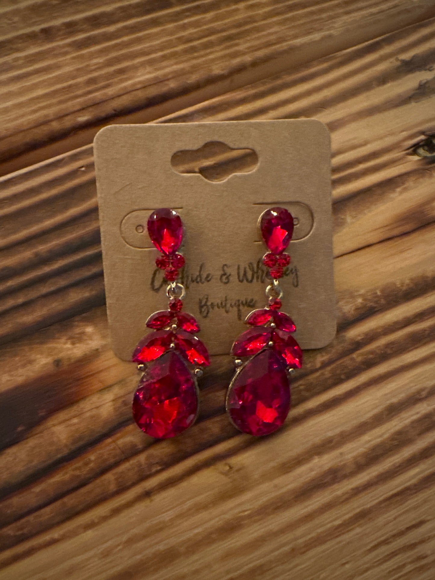 Red Run - Earrings