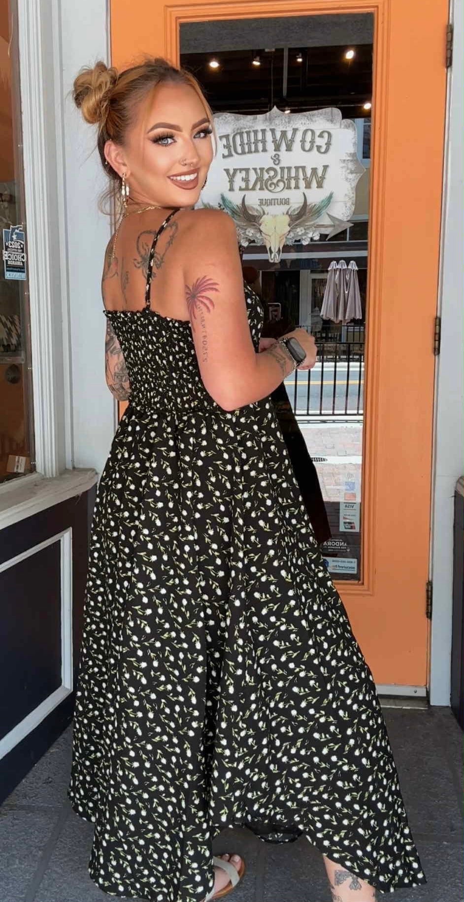 Midnight Pedal - Black Maxi Dress