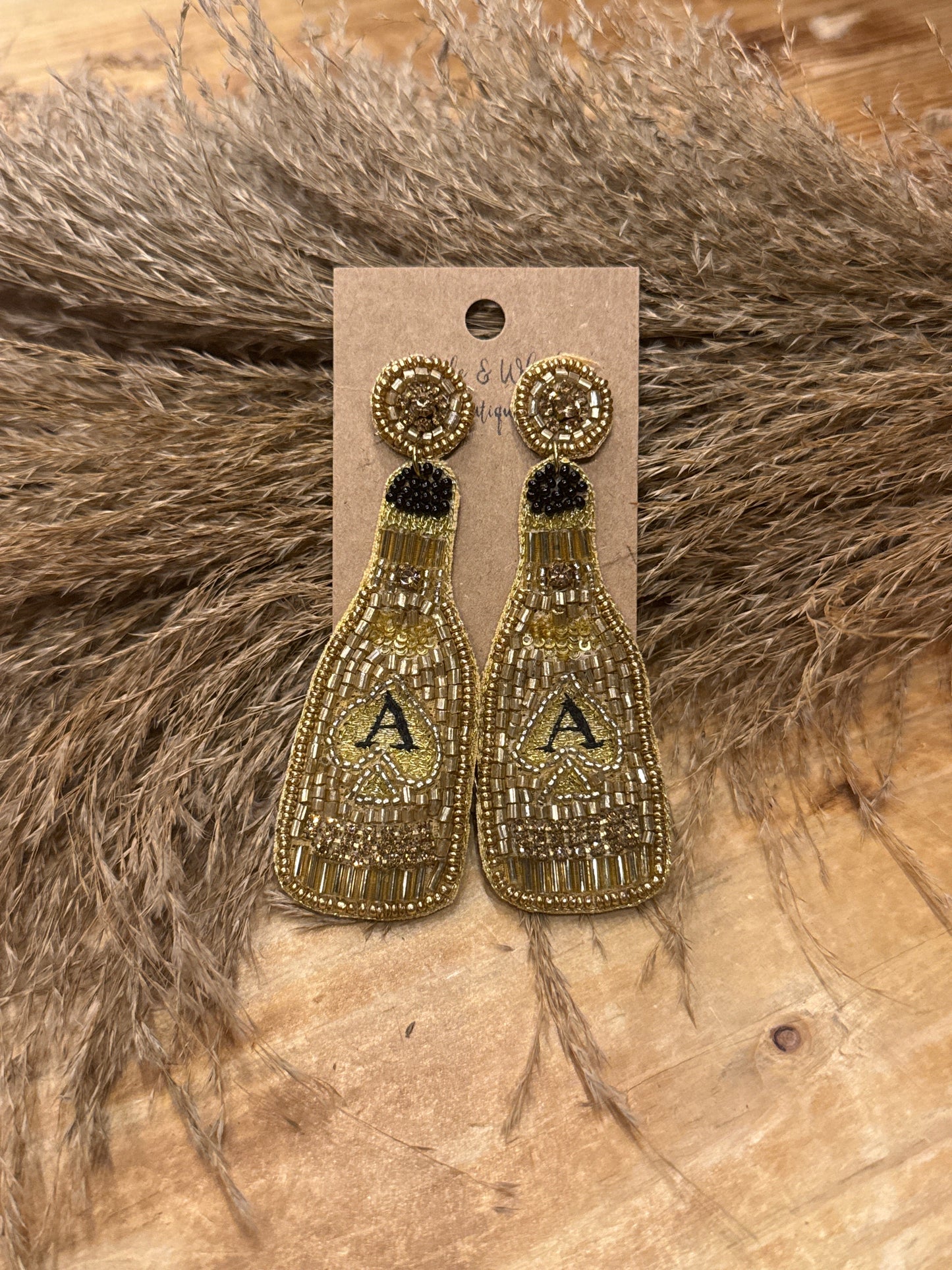 Bottled Up Aces - Earrings