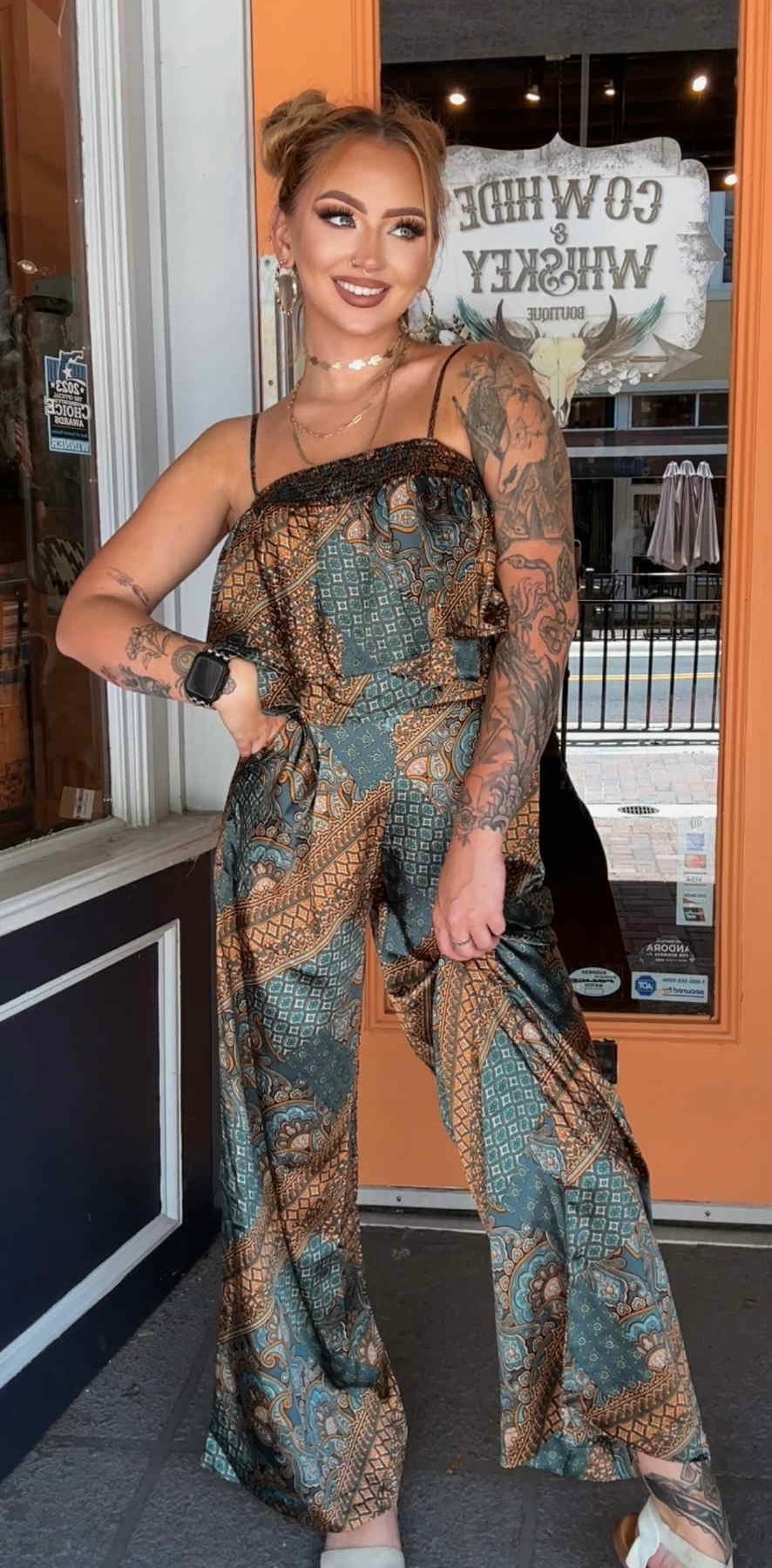 Mesa Mosaic - Satin Pants