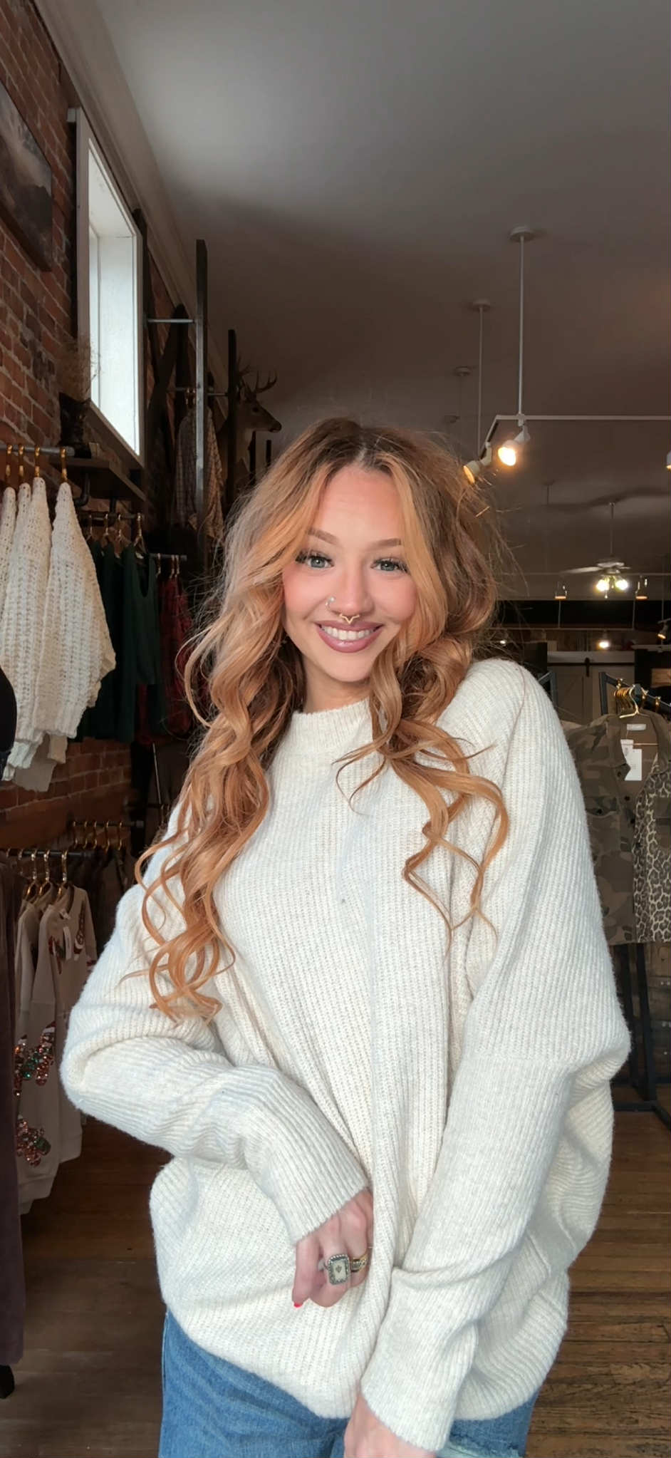 Bare Thread - Tan Sweater