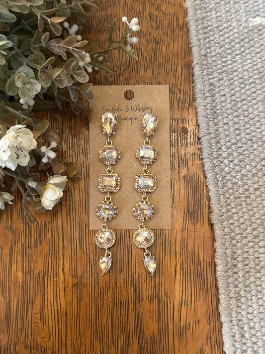 Crystalized Honey Drop - Earrings