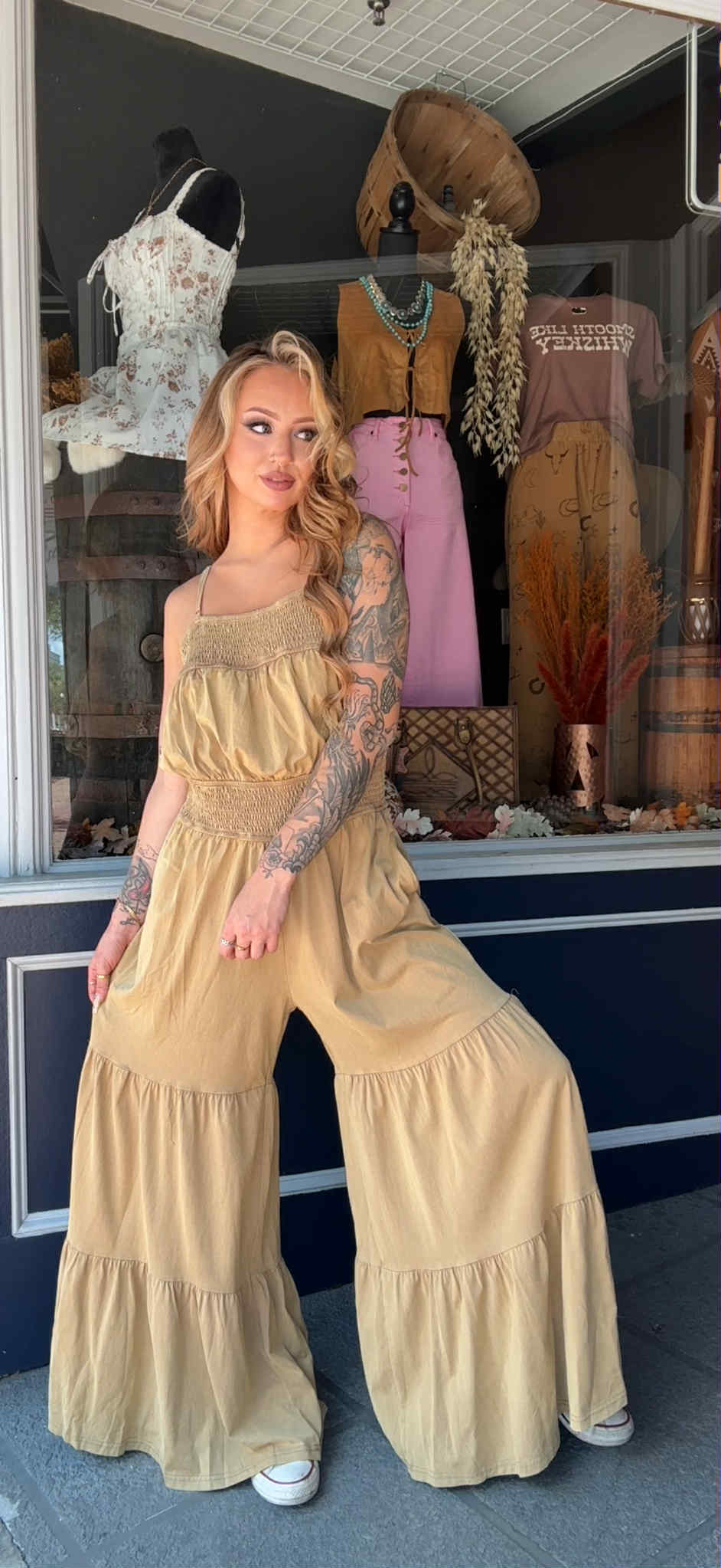 Urban Drift - Khaki Jumpsuit