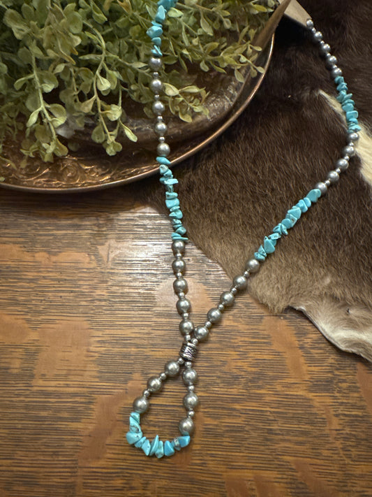 Rocky Sunset - Lariat Necklace