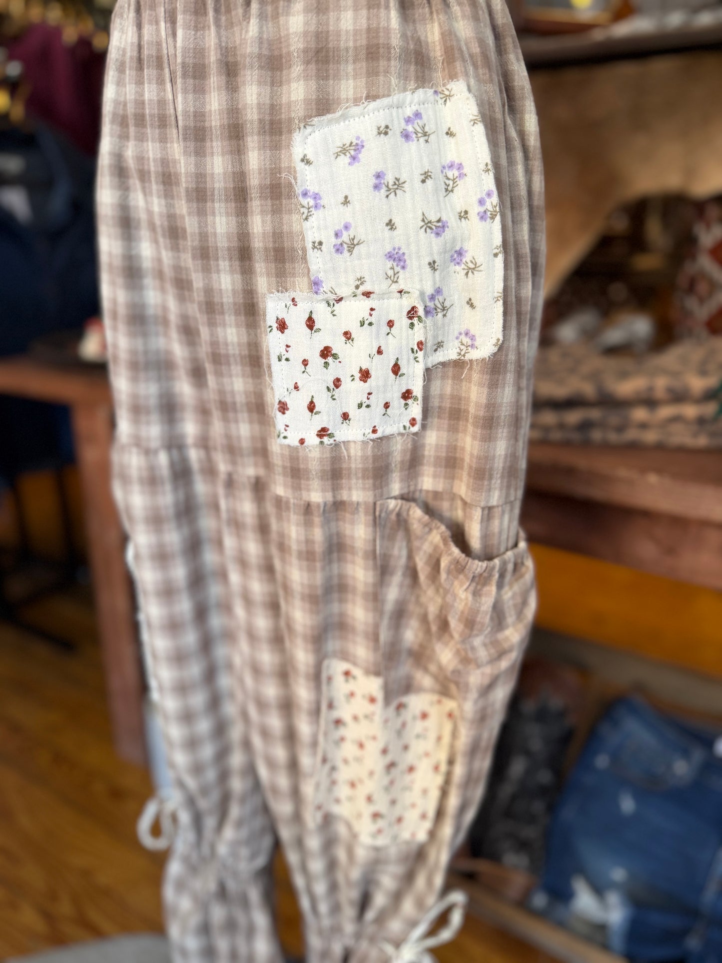 Porchside Pretty – Gingham Pants