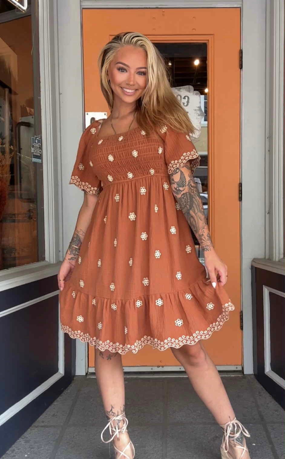 Rustwood Meadow - Gauze Dress