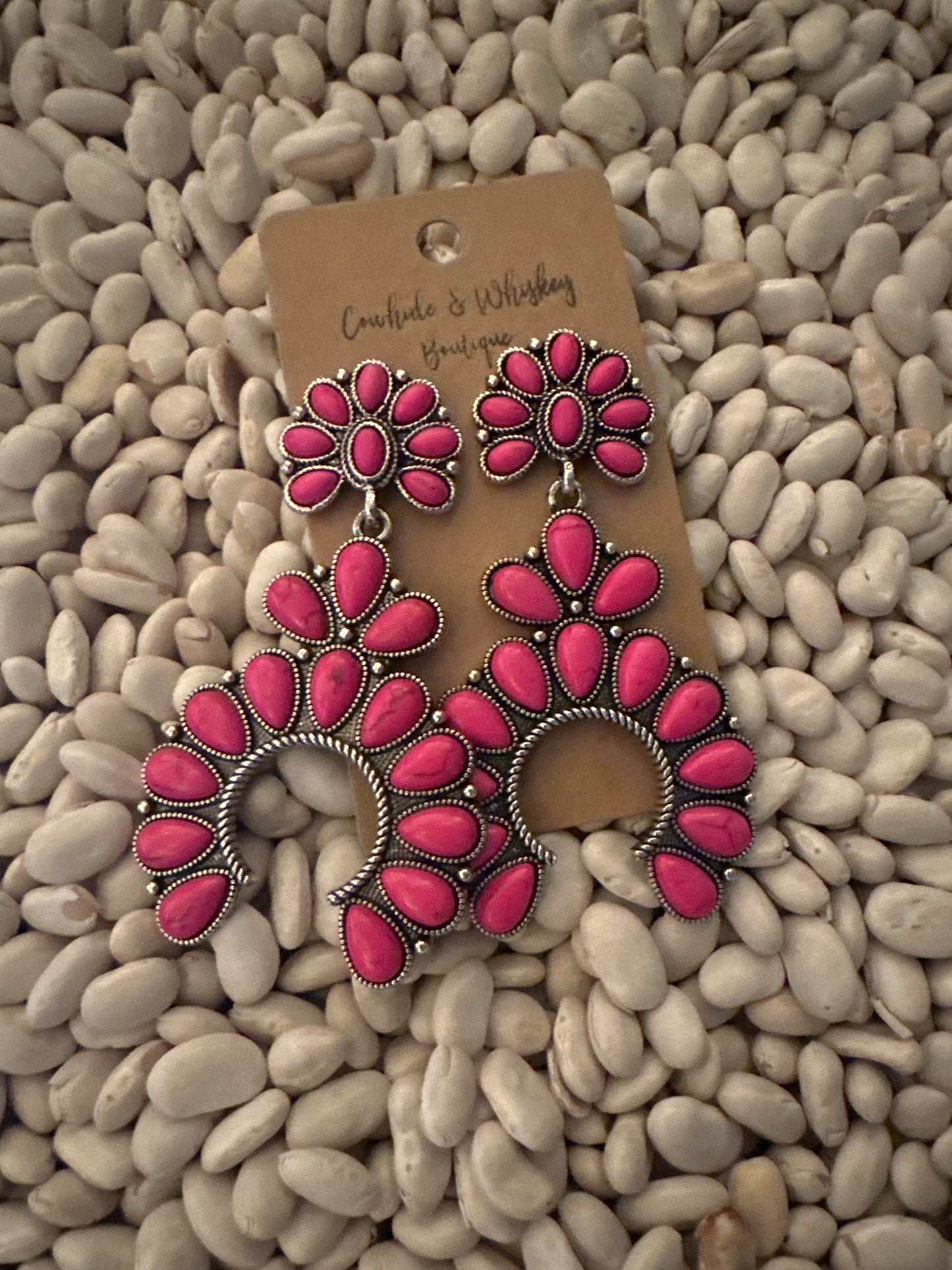 Mega Magenta - Squash Earrings