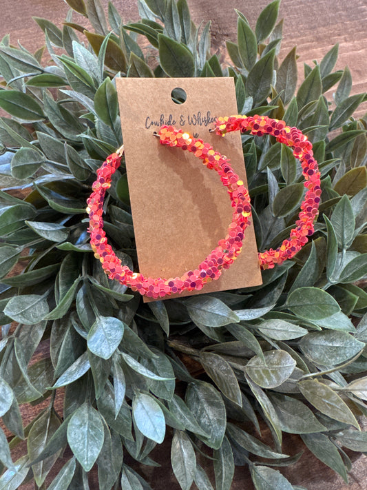 Fire Hoops - Earrings