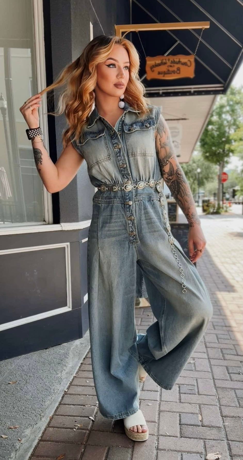 True Grit - Denim Jumpsuit
