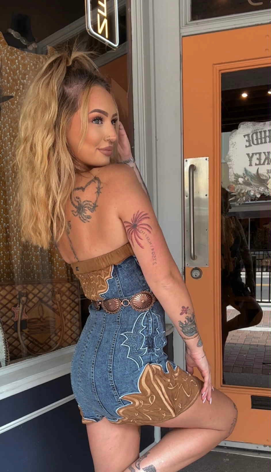 Rope & Ride - Denim Mini Dress