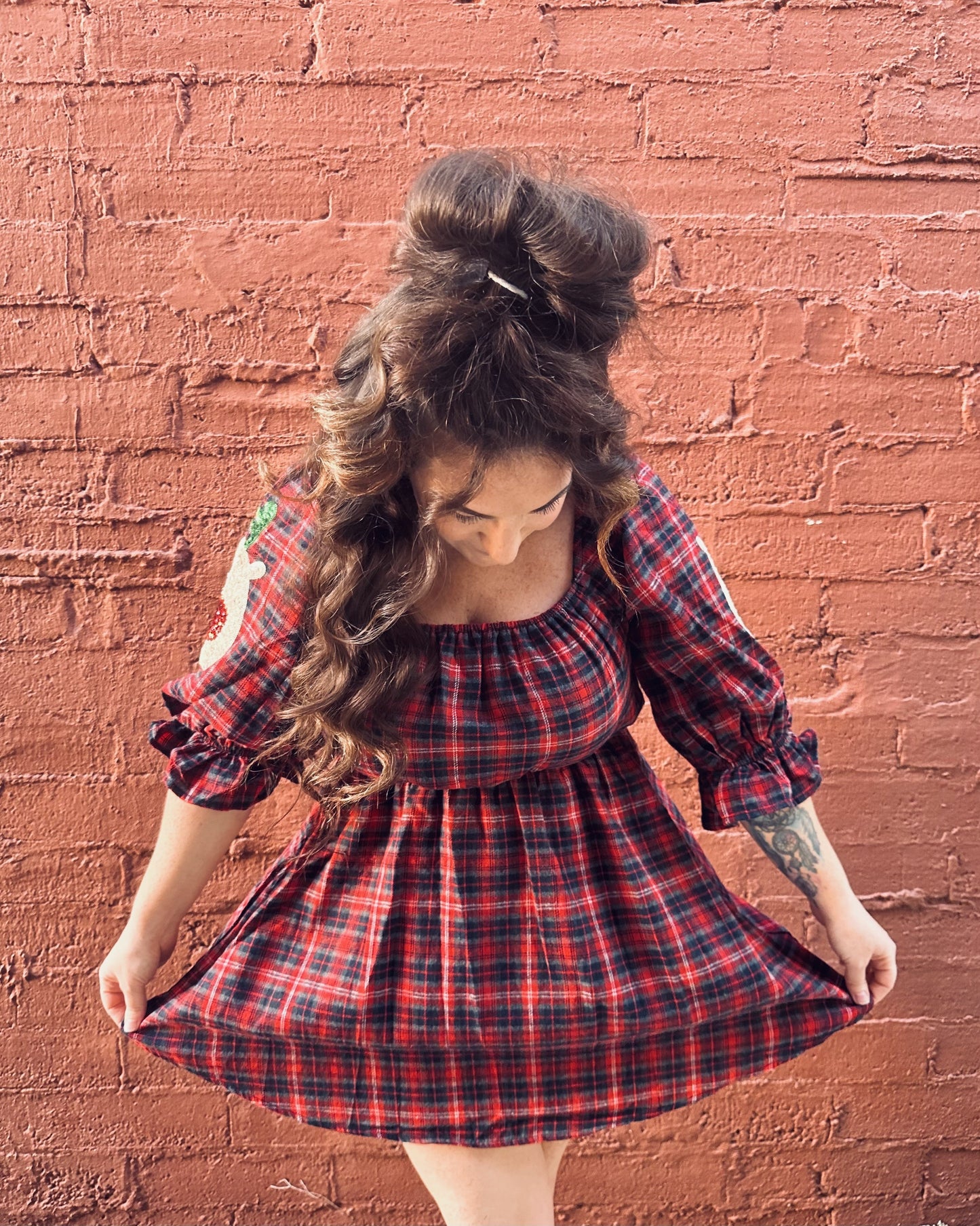OH DEER - Plaid Dress