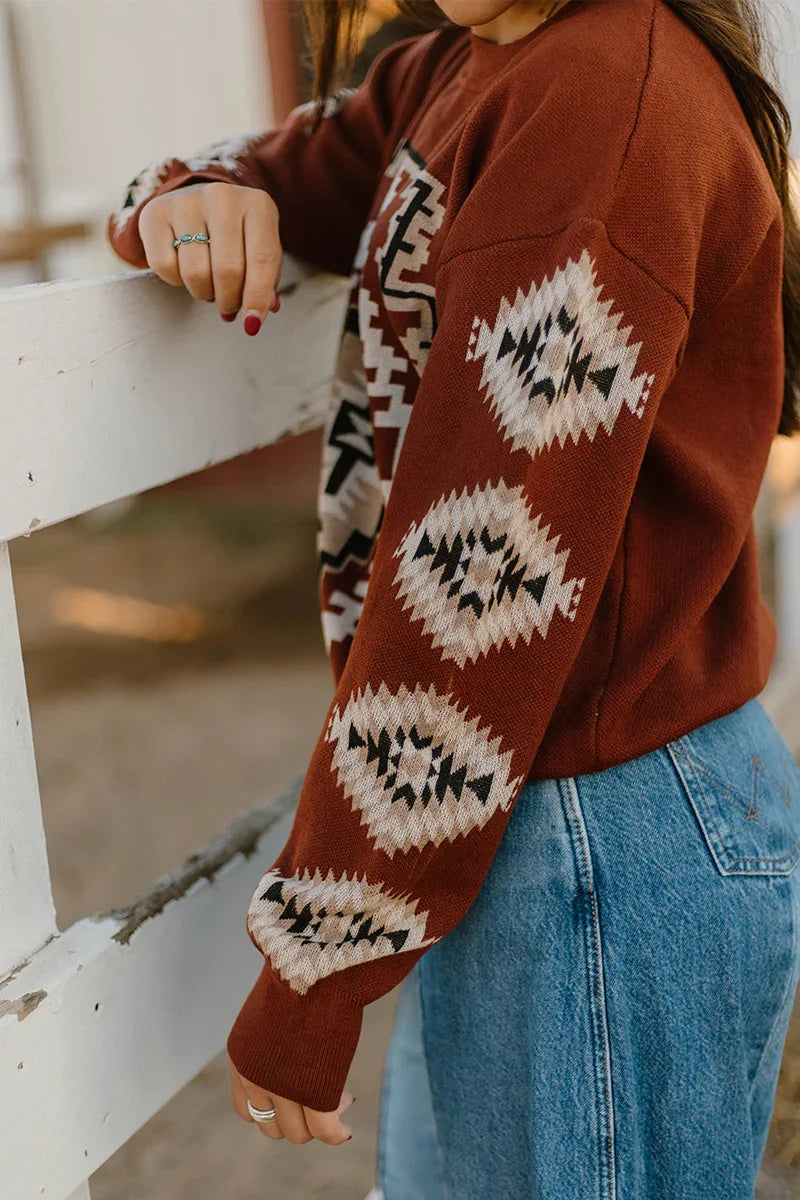 Fall Nights - Aztec Sweater