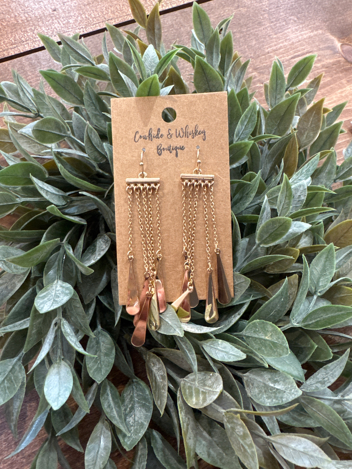 Gold Tears - Earrings