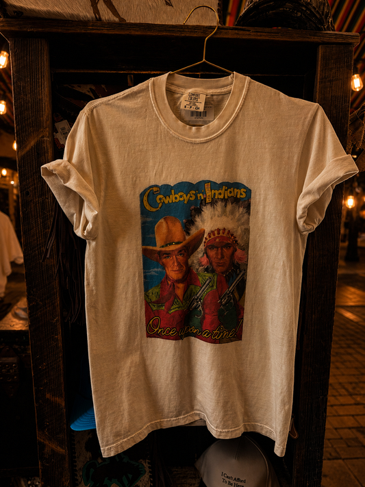 Cowboys'n Indians - Cream Graphic Tee