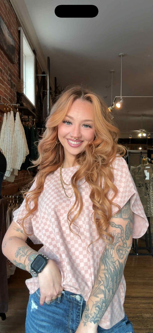 Check me Out - Blush Top