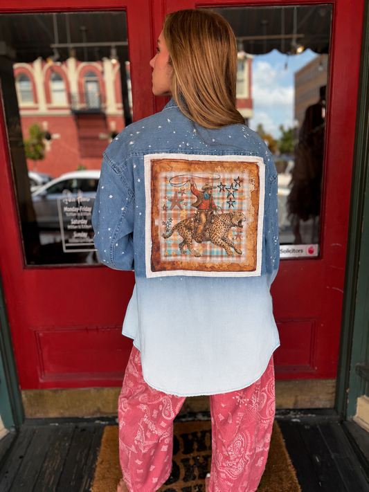 Untamed Cowboy – Denim Flannel