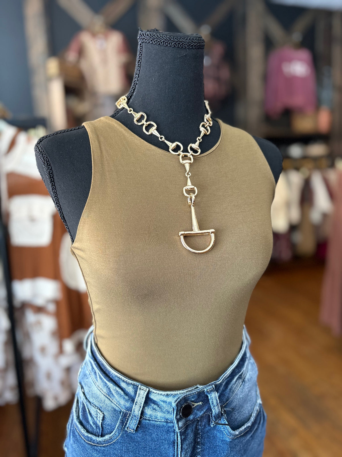Seamless Intent – Ash Olive High Neck Tank