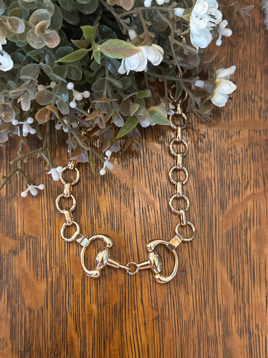 Sassy Bit - Gold Necklace
