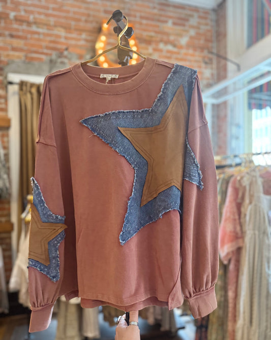 Stardust – Star Patch Pullover