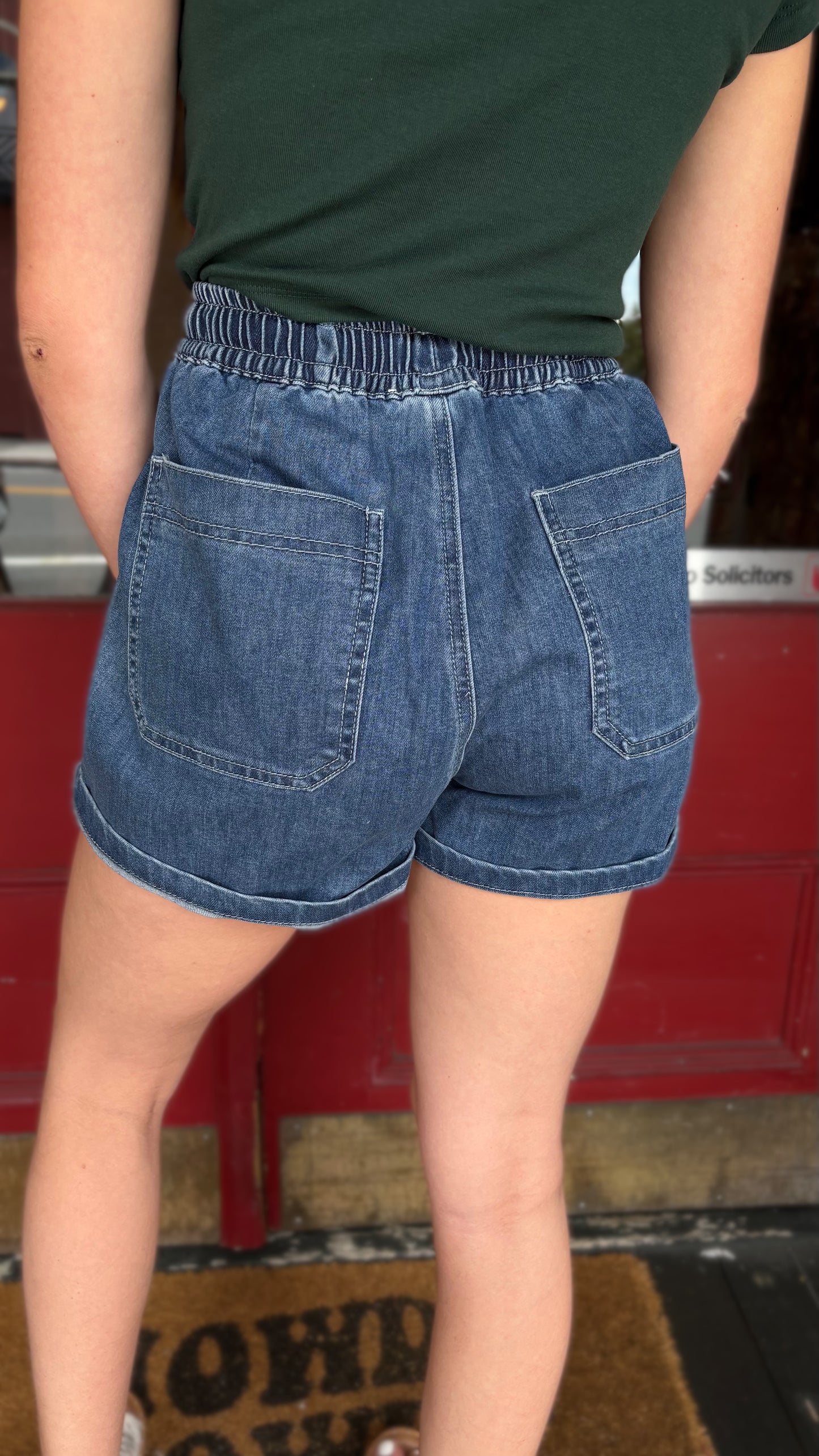 Cowgirl Comfort – Denim Shorts