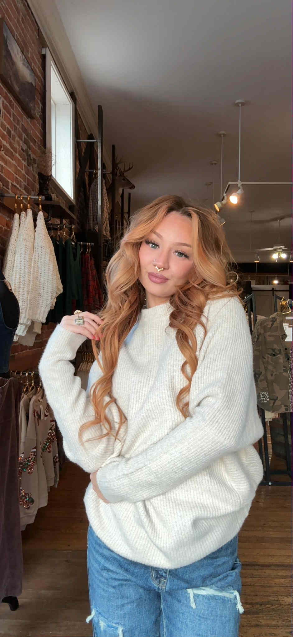 Bare Thread - Tan Sweater