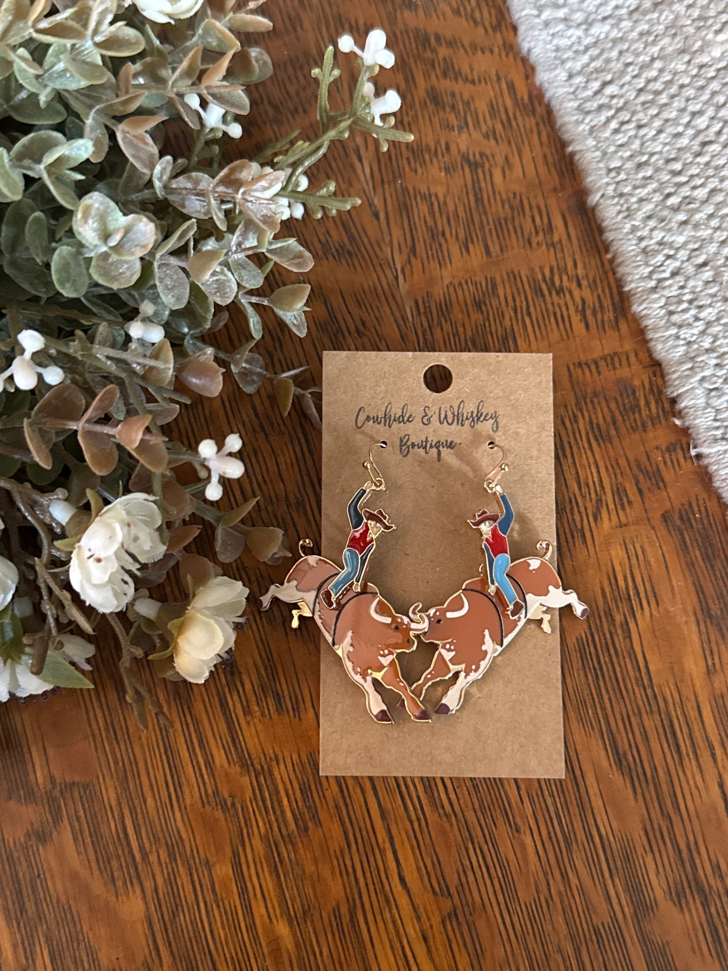 Bull Rider - Earrings