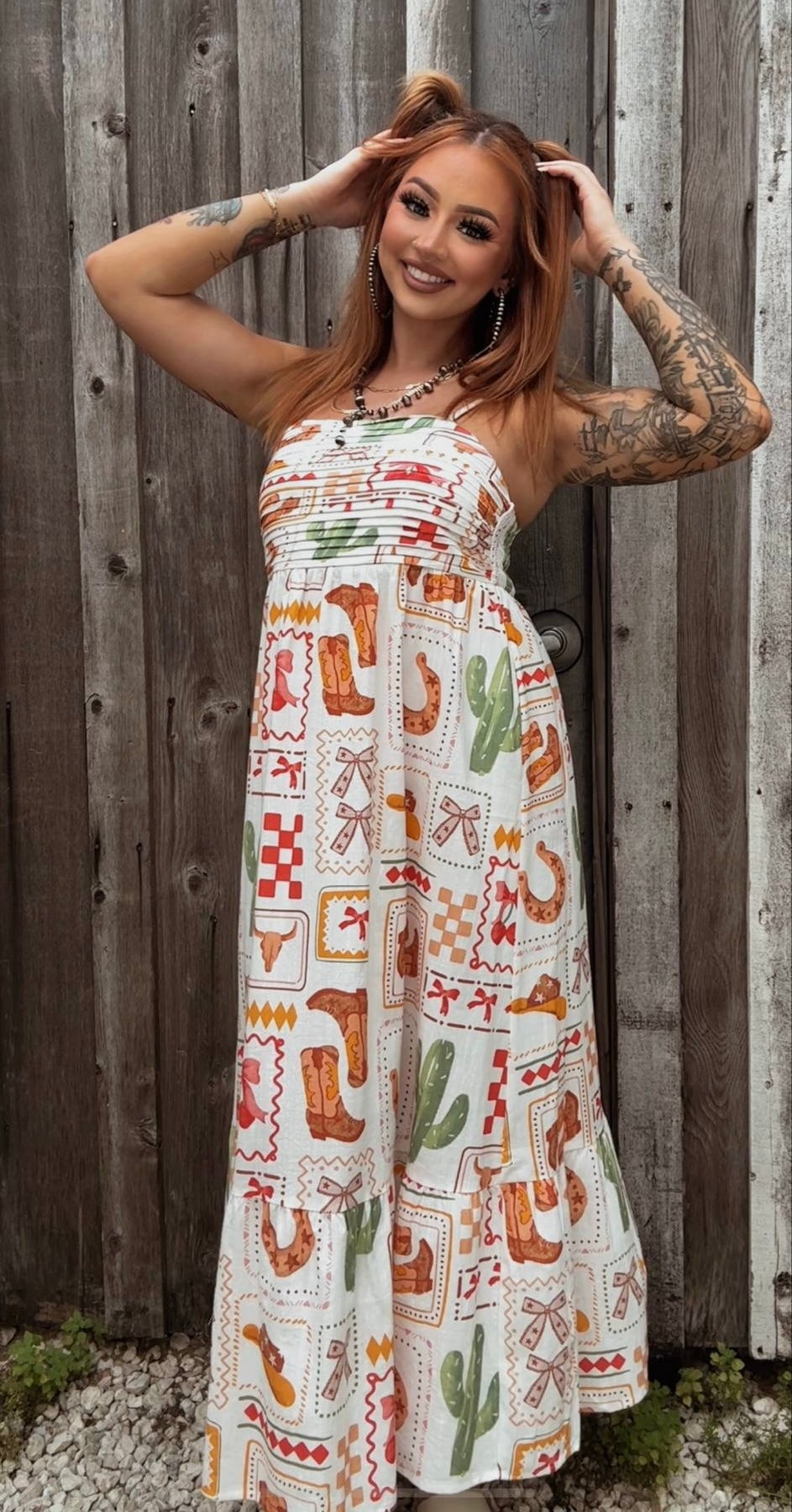 Western Fiesta - Maxi Dress