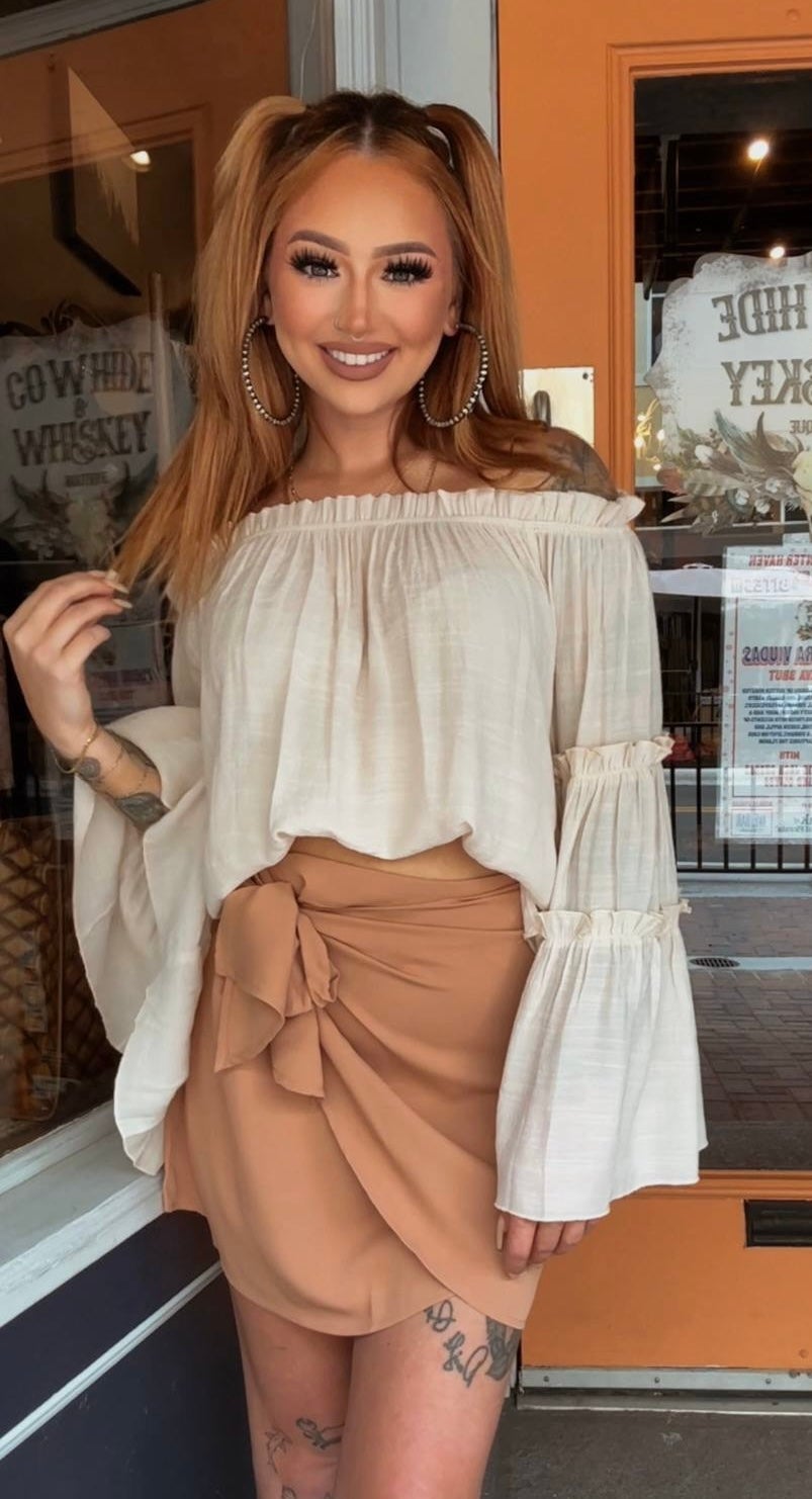 Terracotta Trail - Mini Wrap Skirt