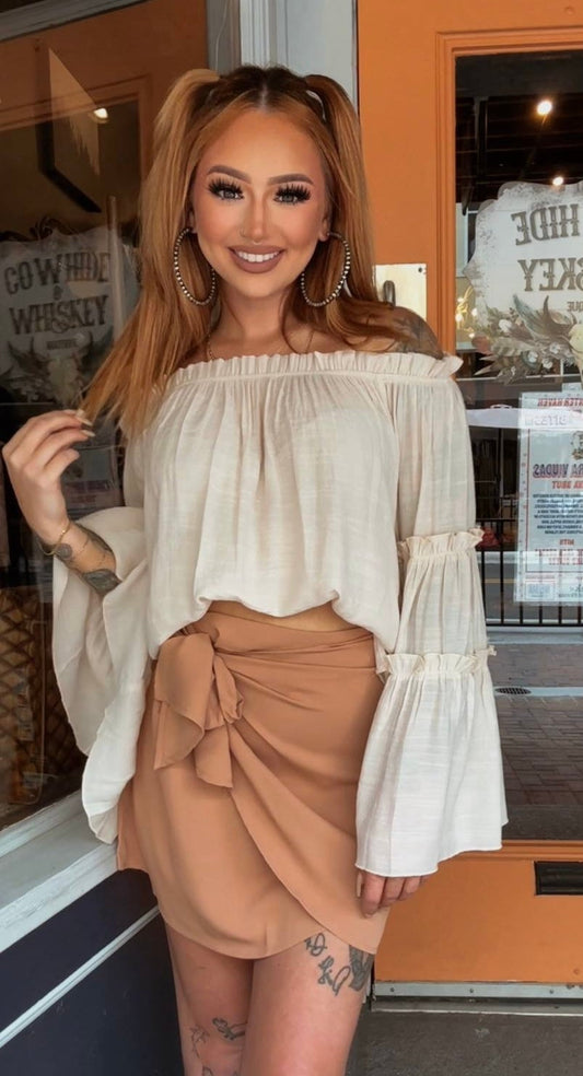 Terracotta Trail - Mini Wrap Skirt