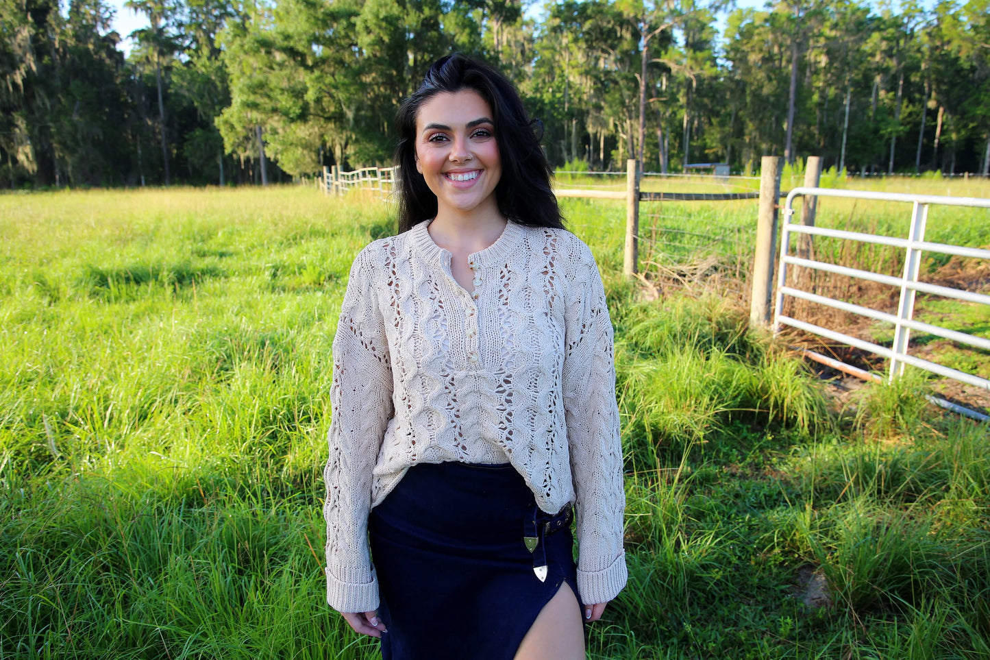 Woven Gentle – Oat Bell Sleeve Sweater