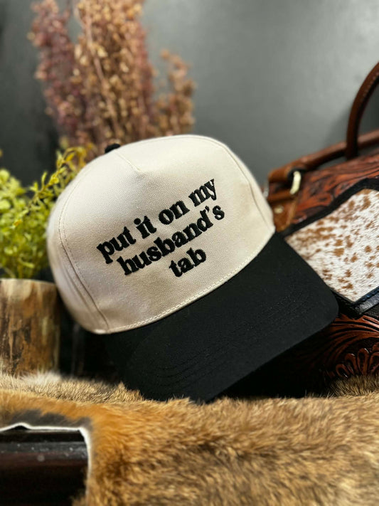 Husbands Tab - Black Trucker Hat