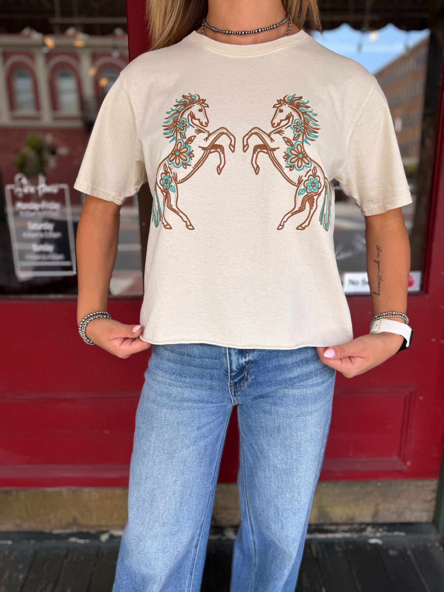 Wild Pair – Bone Crop Tee