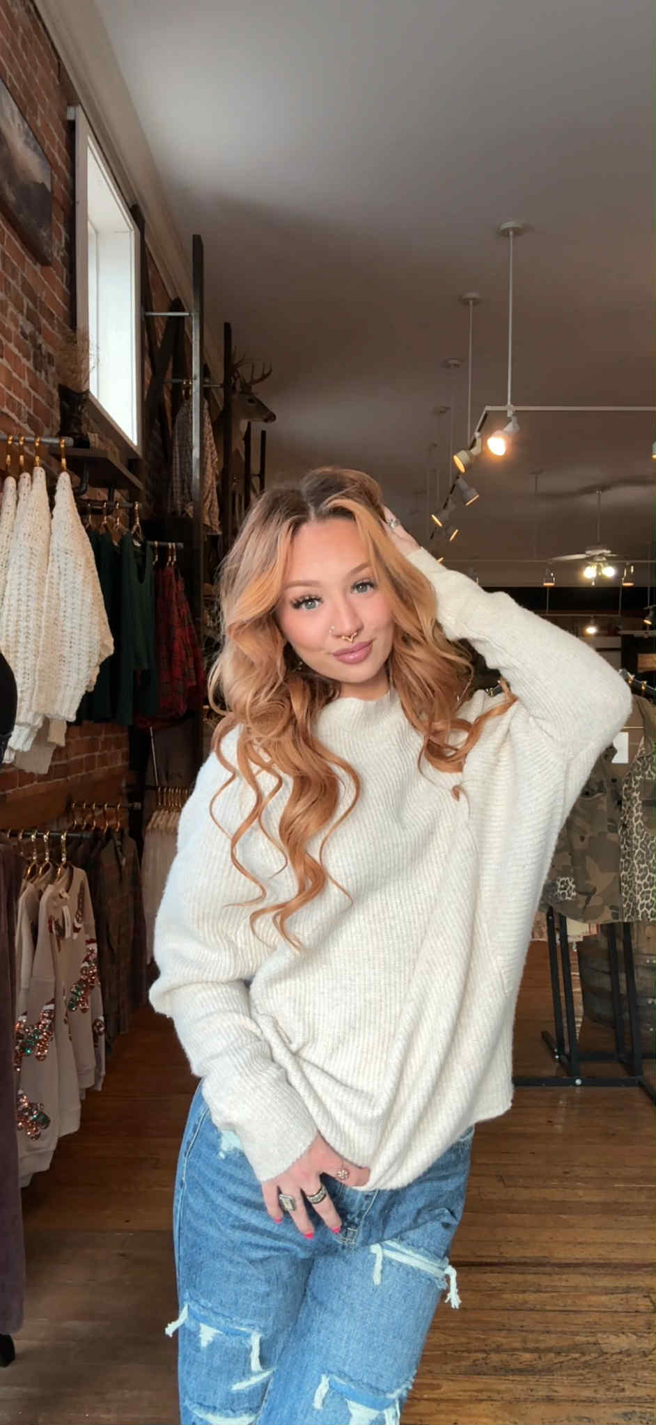 Bare Thread - Tan Sweater