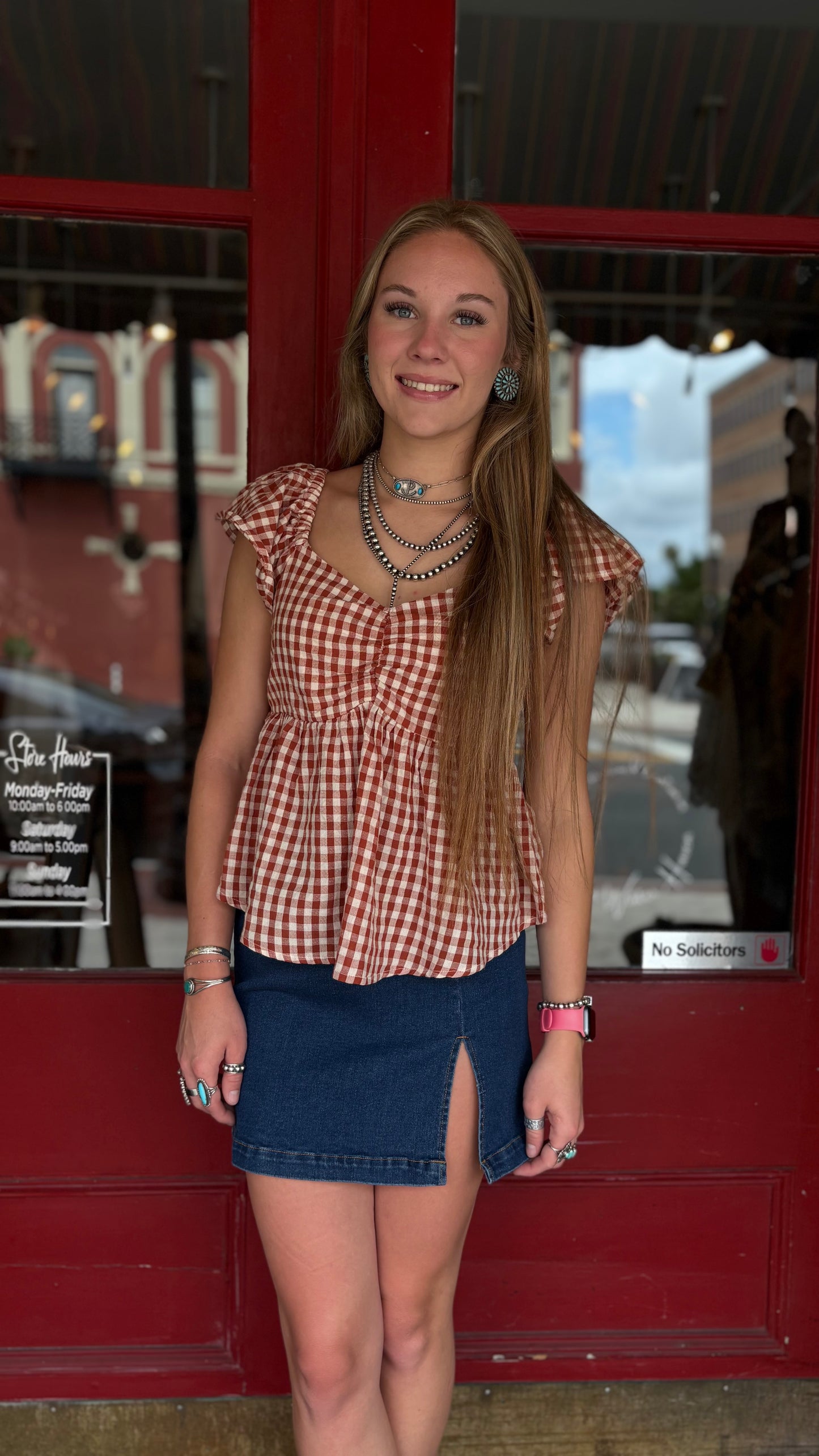 Broadway Blues – Denim Mini Skirt
