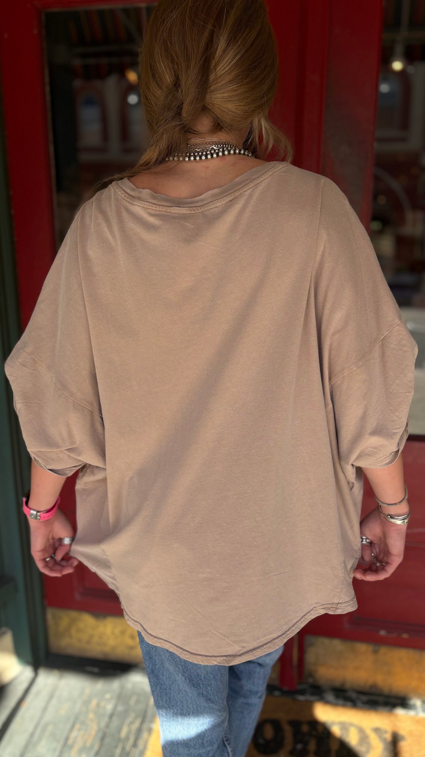 Sahara Bloom – Khaki Top