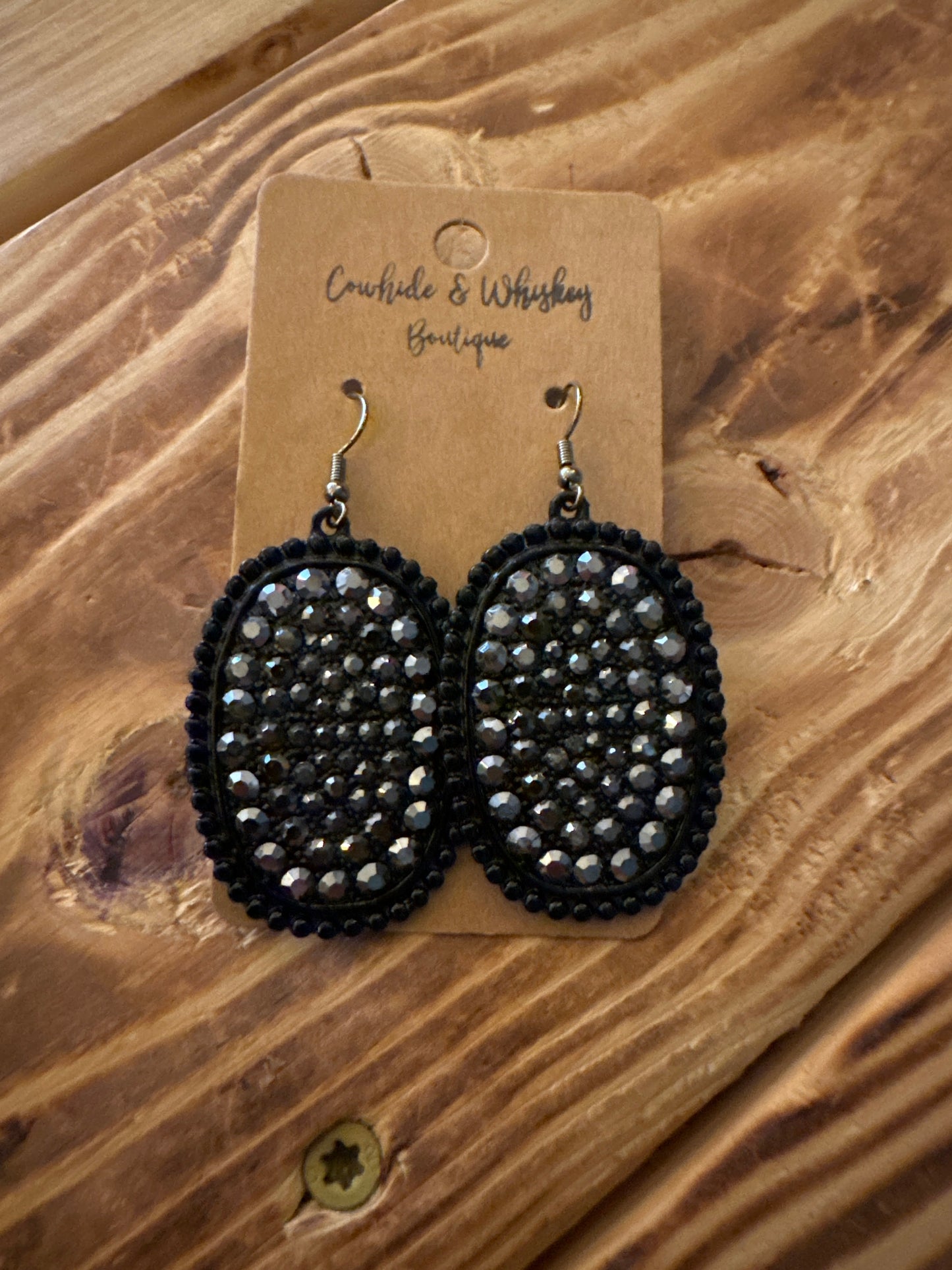 Gunmetal Dust - Earrings